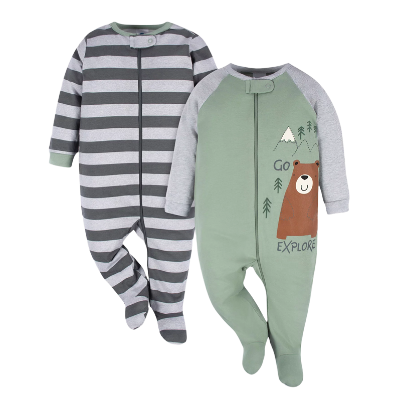 Gerber Boys 2-pk Sleep & Play set, Go Explore