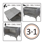 509 Crew® 4-in-1 Foldable Baby Crib