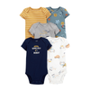 Carter's Boys 5-pk Bodysuit set, Gameday Buddy / Sports (size NB only)