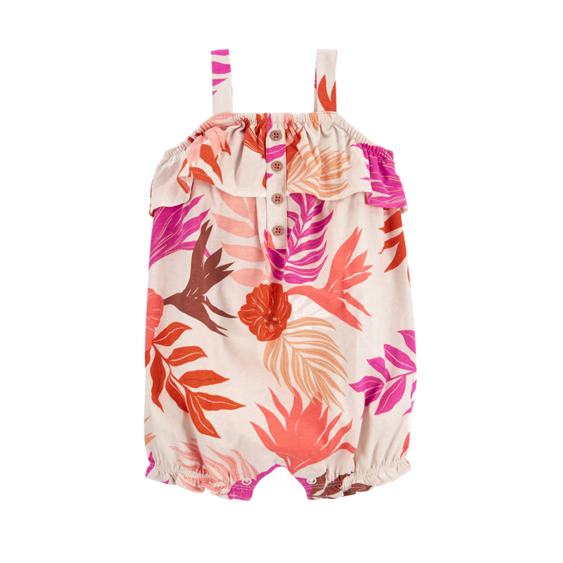 Carter's Girls Fancy Romper, Tropical